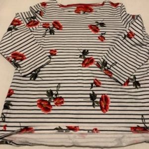 Ladies 3/4 length sleeves top